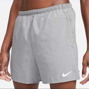 Nike grey shorts with inside liner, size small